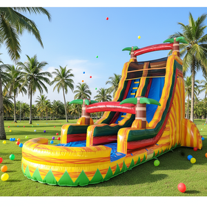 Estimulante Inflável <span class=keywords><strong>Slip</strong></span> e Slide Multi-lane Enormes Water <span class=keywords><strong>Slides</strong></span> Inflável para Adultos Inflável Backyard Water Park <span class=keywords><strong>Slides</strong></span> - Product Image 1