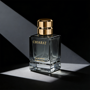 Factory Luxury Transparent Perfume Bottle 50ml Glass Perfume Empty Bottle Black Square Custom Perfume Bottle With Gold Cap - Product Image 4