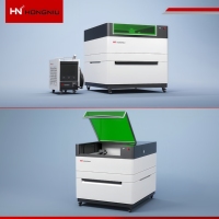 Machine de soudage et de découpe au laser à fibre multifonctionnelle 4 en 1 de bureau à haute efficacité HN-6060M1 2000W