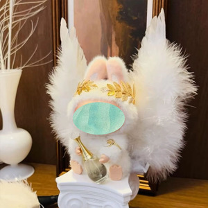 <span class=keywords><strong>Exo</strong></span> Ob Bjd 17Cm V1v2 V3 Blinde Doos Pop Mini Pluche Pop Witte Engelenveren Vleugels Paleis Vintage Harp Accessoires - Product Image 1