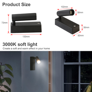 Lampe murale à bras oscillant magnétique de luxe led veilleuses intérieures pour la maison hôtel couloir décoration chambre <span class=keywords><strong>chevet</strong></span> - Product Image 4