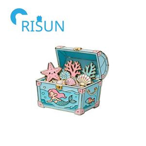 Pin de Solapa Personalizado de Viajero Explorador con Tesoro Maravilloso, Pin de Esmalte, Broches de Metal, Perla, Cofre del Tesoro Pirata, Pin de Esmalte Imitación - Product Image 4