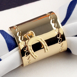 Broche porte-écharpe en acier inoxydable en forme de fer à cheval, accessoire de bijouterie, <span class=keywords><strong>anneau</strong></span> de fixation pour foulard <span class=keywords><strong>femme</strong></span> - Product Image 5