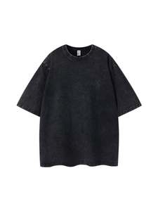 Camisetas Blancas de Algodón 100% Unisex, Tejidas, con Estampado Personalizado OEM, Manga Corta, Corte Holgado, Logotipo Impreso, Diseño Sólido, 260 Gramos - Product Image 4