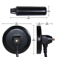 Antena de TV Digital para Interiores de Alta Ganancia 25Dbi con Amplificador DAS para Canales Gratuitos HDTV
