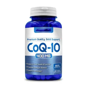 Custom Wholesale Private Label Ubiquinol CoQ10 Supplement 200 Mg CoQ 60 Capsules