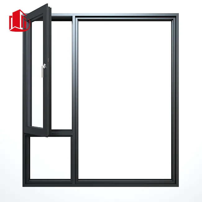 America Aluminum Insulated Casement Window Door Engineering New Year Hot New Product Casement Window Door
