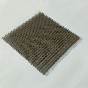 แผ่นโพลีคาร์บอเนตแผ่นโพลีคาร์บอเนตสามชั้นแบบกลวงแผ่นโพลีคาร์บอเนตหลายผนังล็อคตัว U HO - Product Image 2