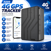 Traceur GPS 4G Magnétique Sans Fil pour Véhicules et Biens, Suivi en Temps Réel, Géolocalisation, Alarme d'Excès de Vitesse, Batterie Rechargeable, Mise à Jour OTA