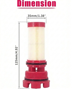 适用于 Mercury Verado/Optimax DFI 和 Sierra 型号的燃油滤清器 <span class=keywords><strong>2</strong></span> 件装 (8M0060041 35-884380T) - Product Image 3