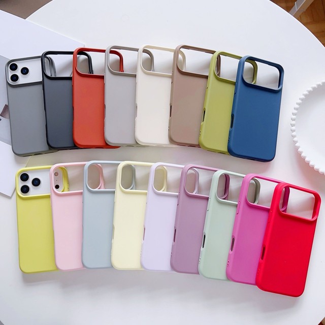 Liquid Silicone Candy Color Case for iPhone 17 Air 16E 16 15 14 Plus 13 12 Pro Max 11 Xr X Xs Silky Smooth Soft Shockproof Cover