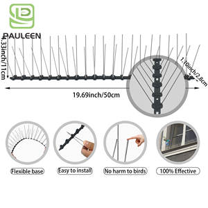 Piques répulsives pour oiseaux en plastique PP réutilisables longue durée, pour effrayer les oiseaux de petite taille et les <span class=keywords><strong>pigeons</strong></span> - Product Image 2