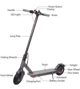 Top Kwaliteit Self Balancing Opvouwbare Goedkope Elektrische Scooter En Verwisselbare Batterij
