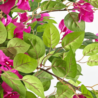 Vente en gros de bougainvilliers artificiels de 150cm en fausse soie bougainvillier bonsaï pour la maison, le bureau, le patio, le balcon et la décoration de mariage