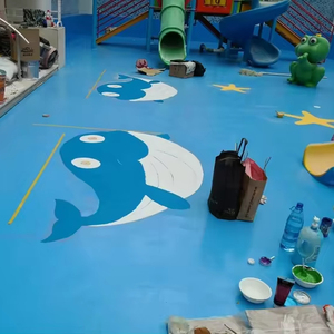 Revestimiento Impermeable para Pisos de Concreto en Piscinas y Parques Acuáticos, Revestimiento Polimérico Antideslizante de Alta Transparencia, Precios de Revestimiento de Poliurea - Product Image 1