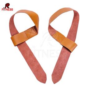 Correas de Muñeca Ajustables de Cuero Nubuck para Fitness, Gimnasio y Levantamiento de Pesas, Color Negro, Logotipo Personalizado Disponible - Product Image 4