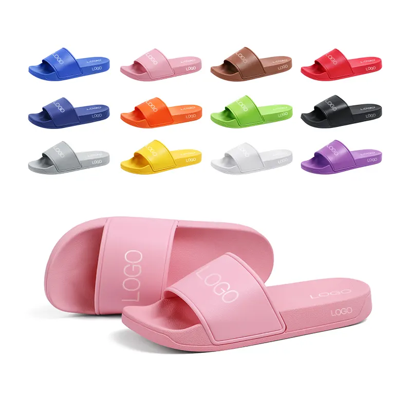 2022 Wholesale Women Logo Slides Trendy Slides For Women Comfy Slippers For Women Beach Slipper Sandal 2021