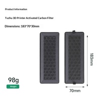 Compatible avec l'imprimante 3D Tiertime P2S, système de filtration d'air, filtre à air au charbon actif