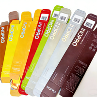 Boîte pliante personnalisée pour dentifrice, impression double face, emballage en papier, style tendance, vente chaude