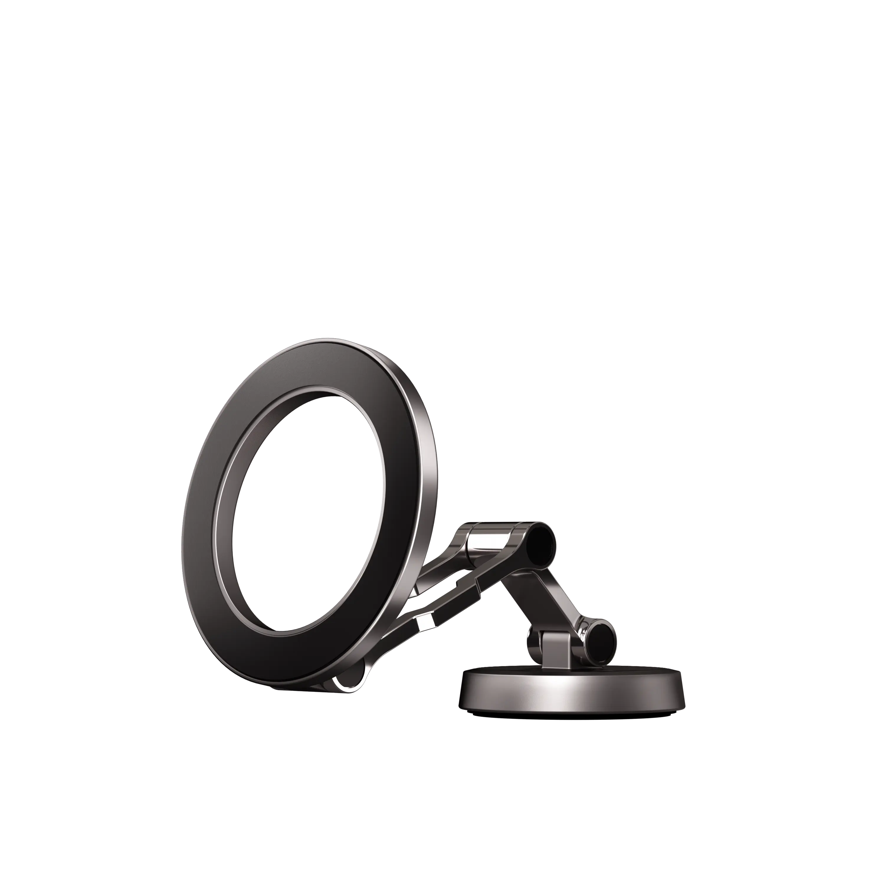 새로운 디자인 사용자 정의 로고 360 도 회전 마그네틱 전화 마운트 자동차 대시 보드 이중 자석 자동차 전화 홀더 블랙 광동