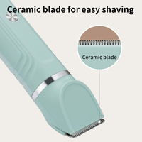 Kit de toilettage pour animaux de compagnie 4 en 1, silencieux, sûr, rechargeable, tondeuse électrique sans fil, coupe-poils, lime à ongles pour chiens et chats
