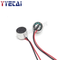 Capsule de microphone à condensateur électret 9x7mm 9767, avec longueur de fil de 9.5CM, 10 pièces/lot