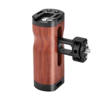 Poignée latérale en bois YELANGU LW-B01-2 avec griffe porte-accessoire pour cage de caméra LW-B01