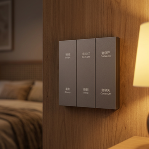 เซ็นเซอร์สัมผัส 6‑Gang Mesh Smart Wall Switch แผงควบคุมด้วยเสียง 220V 10A 800W สวิตช์อัตโนมัติอัจฉริยะในครัวเรือน - Product Image 6