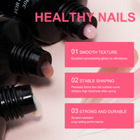 ICE NOVA Gel de Construction pour Extension d'Ongles Sans HEMA et Sans TPO, Fourniture OEM Marque Privée, Gel UV Acrylique Soak Off 15ml
