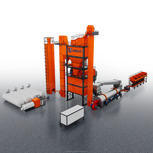 Centrale à asphalte de grande capacité pour projets routiers, équipement de construction routière, centrale de mélange d'asphalte, centrale de mélange de bitume abordable - Product Image 1