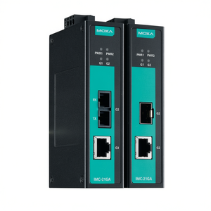 Convertisseur Ethernet vers fibre Moxa Imc-21ga 10/100/1000 Mbps de qualité industrielle pour équipement réseau - Product Image 2