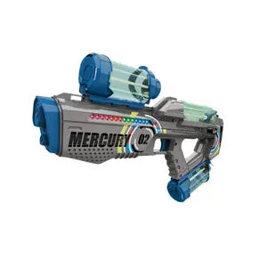 Pistola de água elétrica automática de alta pressão para garrafas, motor de alta velocidade e tiro de longa distância