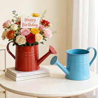 Arrosoir en alliage coloré et durable, capacité 1000 ml ; Vente en gros disponible pour bouquets de fleurs fraîches décoratifs pour fleuristes