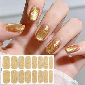 สติ๊กเกอร์ติดเล็บ 3 มิติ คลาสสิก สีพื้น กลิตเตอร์ หลากสี ใช้งานได้หลากหลาย เป็นมิตรกับสิ่งแวดล้อม กันน้ำ เงางาม วัสดุ PET สำหรับตกแต่งเล็บ ไม่ต้องใช้ UV - Product Image 1