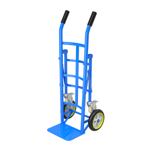 عربة يدوية لأسطوانات الغاز بأربع عجلات، عربة يدوية مزدوجة للأسطوانات، عربة نقل مزدوجة للأسطوانات - Product Image 5
