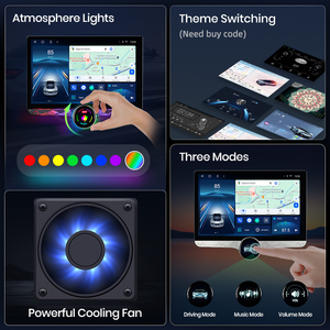 Junsun-Autoradio Qualcomm Android pour Renault <span class=keywords><strong>trafic</strong></span> opel vivaro 2015-2019, lecteur DVD Apple CarPlay, écran stéréo pour voiture - Product Image 4