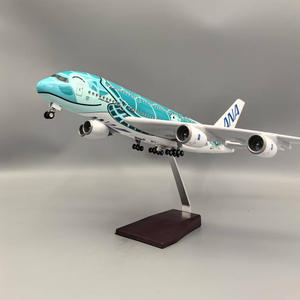 45cm ANA (All Nippon Airways) Tortue Verte A380 Modèle D'<span class=keywords><strong>avion</strong></span> De Passager Simulation Aviation Civile Décoratif - Product Image 3