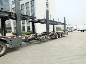 Araç taşıma 2 akslar kamyon araba taşıyıcı 6/8/10 araba taşıyıcı kamyon römorku satışa - Product Image 3