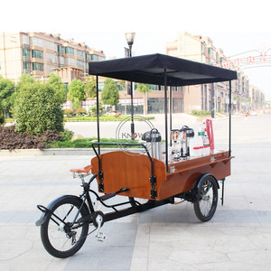 Tricycle personnalisé pour café, vélo Mobile, bière, Cargo, vélo <span class=keywords><strong>de</strong></span> restauration rapide, chariot <span class=keywords><strong>de</strong></span> distribution, pour chien - Product Image 3
