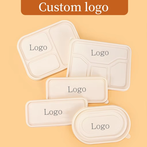 Boîte d'emballage alimentaire à emporter fécule de maïs biodégradable écologique 5 compartiments boîte à lunch fécule de maïs fécule de maïs - Product Image 3