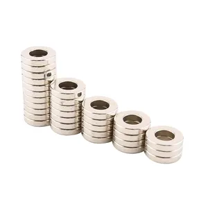 N52 Ndfeb Magnet With Hole Ring Neodymium Magnet For Industry