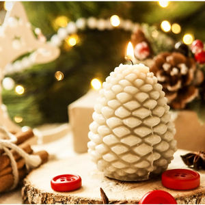 Cetakan Kue Pinus Bentuk Kerucut 8 Lubang Silikon Titik Barat Kecil Prancis Cetakan Kue Silikon - Product Image 4