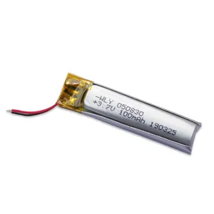 耳机的免费样品050830 Li离子电池3.7v 100mah