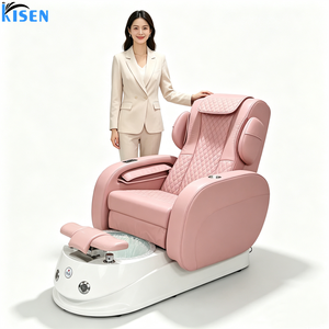 Sillón de Pedicura Profesional Moderno para Salón de Belleza, Muebles de Salón de Uñas, Spa para Pies con Hidromasaje, Sillas de Masaje para Manicura y Pedicura de Lujo - Product Image 4