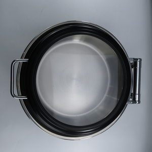 Estufa de buffet de pies redondos, suministros para restaurante, producto de plato de frotamiento, calentador de alimentos negro con ventanas - Product Image 5