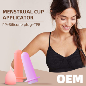 Coupe <span class=keywords><strong>menstruelle</strong></span> réutilisable en silicone DH Sunny 2025, multicolores, avec <span class=keywords><strong>applicateur</strong></span>, certifiée ISO, tailles S/L - Product Image 4