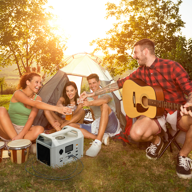 Alpicool AT-600W 600W Portable Power Station-Battery-Powered Energy Solution for Outdoor & RV Use