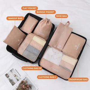 HANFEIZI Set Personalizzato di 7 Organizzatori per Valigie da Viaggio, Cubi per l'Organizzazione dei Bagagli - Product Image 6