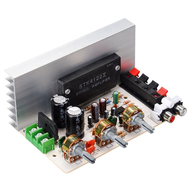 DX-0408 2.0Channel Audio Stereo Amplifier Board Double AC15V-18V 50W+50W STK Thick Film Series Amplifier Speaker Modules