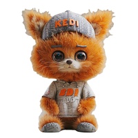 Accessoires de photographie de haute qualité bijoux créatifs simulés de petit chat de renard pour les ornements de jouets pour enfants